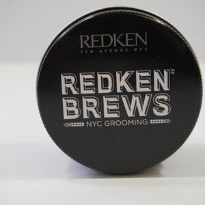 Redken Brews Wax Pomade Mild Control Shine Finish 3.4 fl oz 100ml NEW